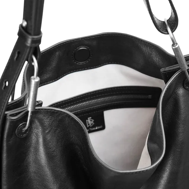 【Darker Than Black】雙11 Acute Triangle Hobo Bag 銳角三角側背包(真皮包/手提包/側背包/單肩