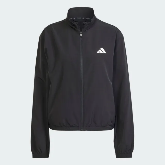 【adidas 愛迪達】TRAIN ESSENTIALS 運動外套 女 JD6539