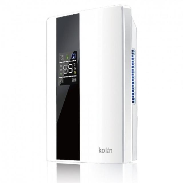 Kolin歌林 KJ-HC10 電子式冷氣機，具備一鍵遙控器操作，簡易方便，24小時定時功能，液晶面板顯示濕度，滿水自動停止設計。無需濾網，白色系外觀，適用5坪以下空間，半導體製冷片冷卻，水箱容量1.2L，連續排水可接排水管，能源效率等級無，適合室內使用。