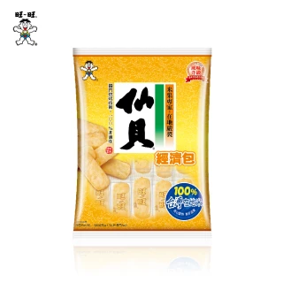 【旺旺】仙貝經濟包 350g/包(米果 全素 仙貝)(中元/拜拜)