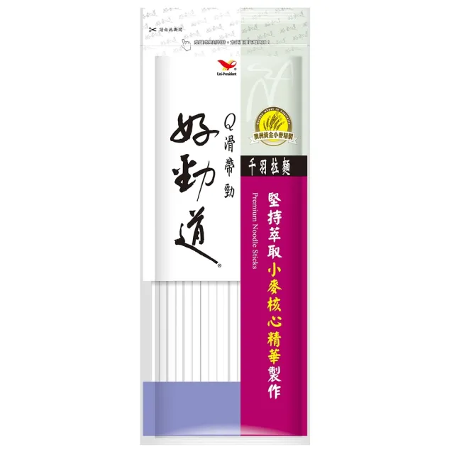 【統一】好勁道千羽拉麵袋320gx12入/箱  (TQF微笑標章)