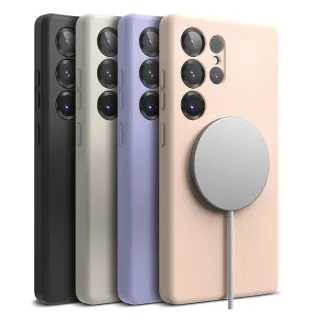 【Ringke】三星 Galaxy S25/Plus/Ultra Silicone Magnetic 磁吸矽膠手機保護殼(Rearth 軍規防摔 Magsafe)