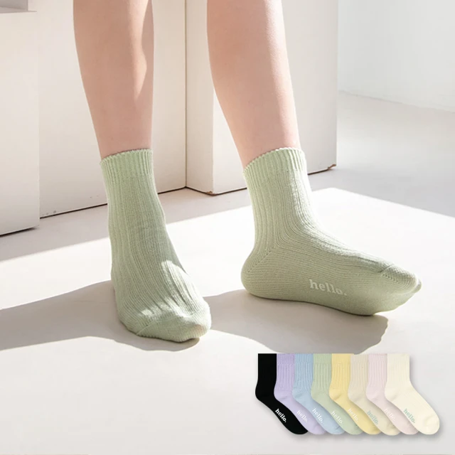 Chic Chic 琪琪 5雙組-珊瑚絨加厚保暖襪 款式隨機