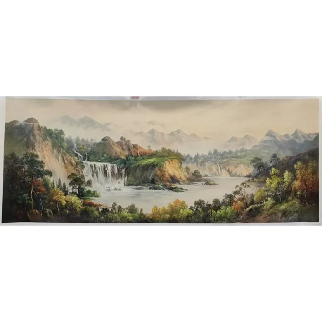 【ArtLife 藝術生活】B012高級手繪油畫_柯羅風景_70x180cm(五行風水畫、打造居家好運宅、手繪系列、擺飾畫)