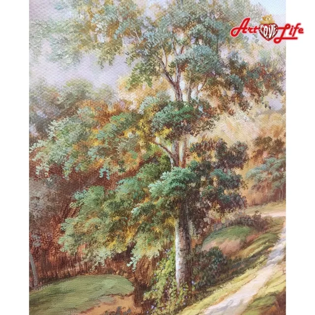 【ArtLife 藝術生活】B005高級手繪油畫_風景_80x200cm(五行風水畫、打造居家好運宅、手繪系列、擺飾畫)