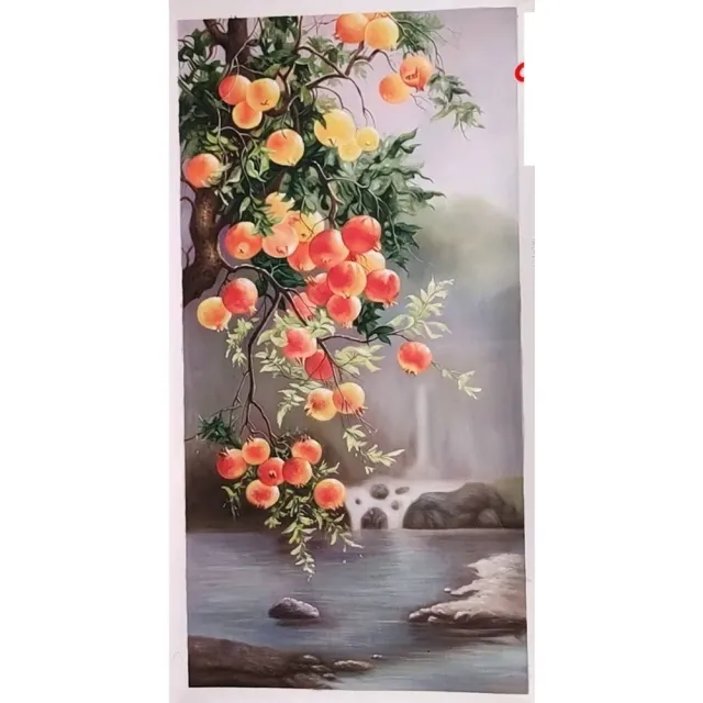 【ArtLife 藝術生活】B023高級手繪油畫_花卉_60x120cm(五行風水畫、打造居家好運宅、手繪系列、擺飾畫)