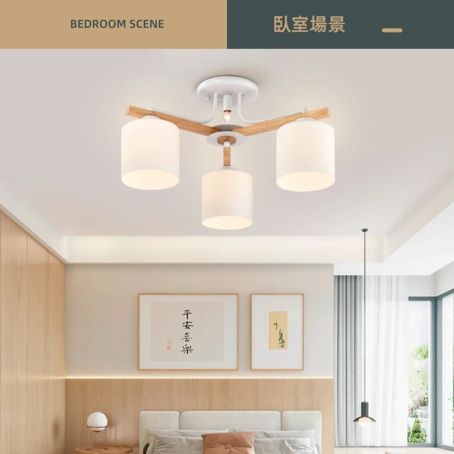 柏拉圖 半吸頂燈3+1燈 附IC 客廳燈 餐廳燈 房間燈(9