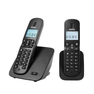 【Philips 飛利浦】中文顯示2.4GHz數位子母機無線電話-DCTG1862B