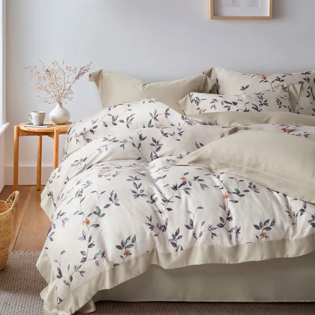 格蕾寢飾 英國Abelia天絲木漿床包枕套組-多款任選(特大