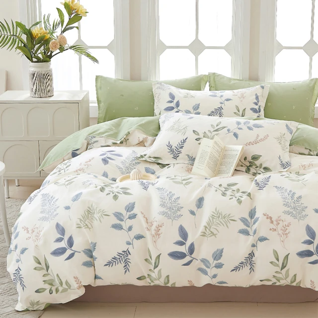 DUYAN 竹漾 60支100%天絲三件式兩用被床包組 / 