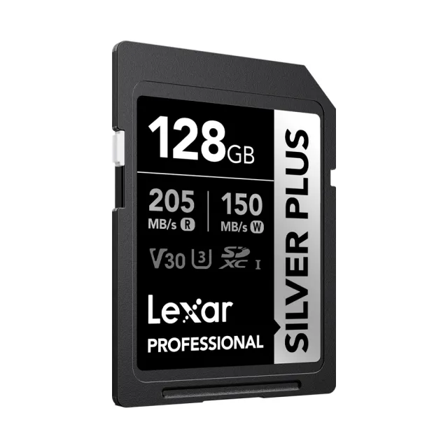 【Lexar 雷克沙】Silver Plus SDXC UHS-I 128G 記憶卡