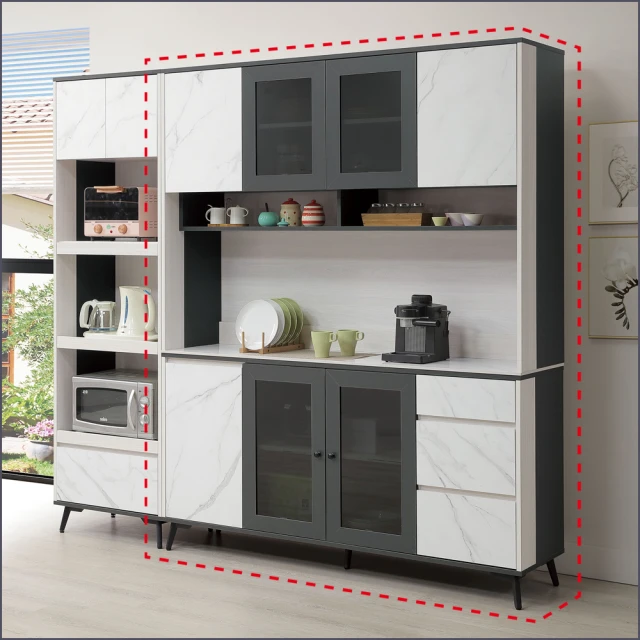 麗得傢居 艾琳2尺電器櫃 餐櫃 電器收納櫃(台灣製造)優惠推