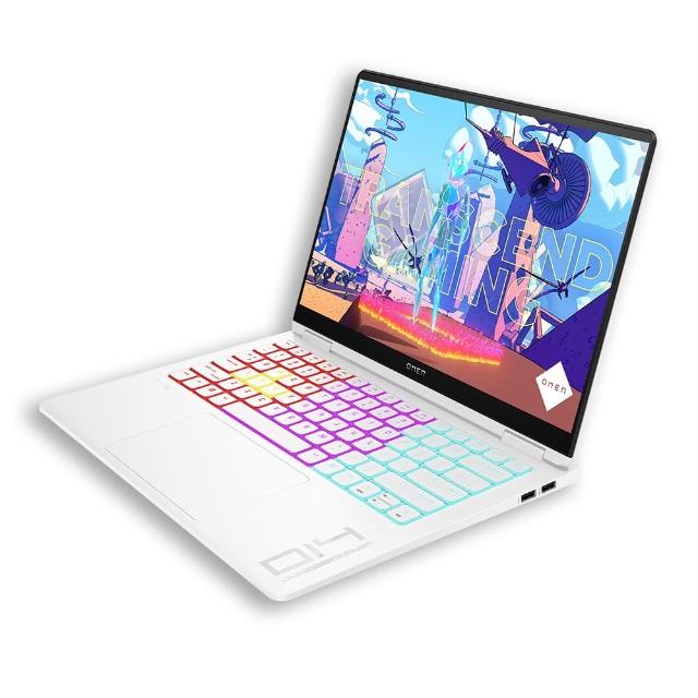 【HP 惠普】14吋Ultra9 185H RTX4070-8G電競筆電(OMEN Transcend 14-fb0096TX/32G/1T SSD/Win11Pro/幻影白)