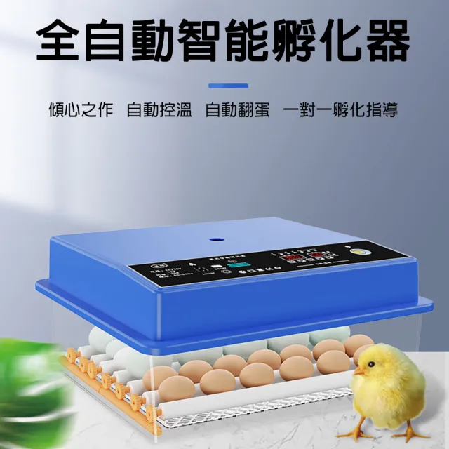 【佳美多】48枚孵蛋器 保溫箱 保雞蛋孵化器 智慧控溫箱 全自動孵化機(110V智能孵化機 定時翻蛋 出雛 育雛)