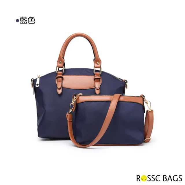 【Rosse Bags】時尚精品大容量牛津子母托特包(卡其 / 藍色 / 黑色)