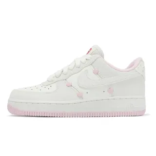 【NIKE 耐吉】休閒鞋 Wmns Air Force 1 07 女鞋 男鞋 粉 米白 情人節 愛心 AF1 經典(HV5992-111)