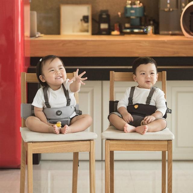 【hugpapa】DIAL-FIT 韓國兒童兩用可調式安全帶 攜帶式餐椅固定帶(月銷百條帶娃神器)