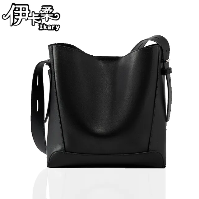 【Ikary 伊卡柔】真皮包包 精品女包斜背包 手提包