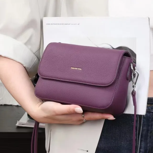 【Ikary 伊卡柔】真皮包包 精品女包斜背包 手提包