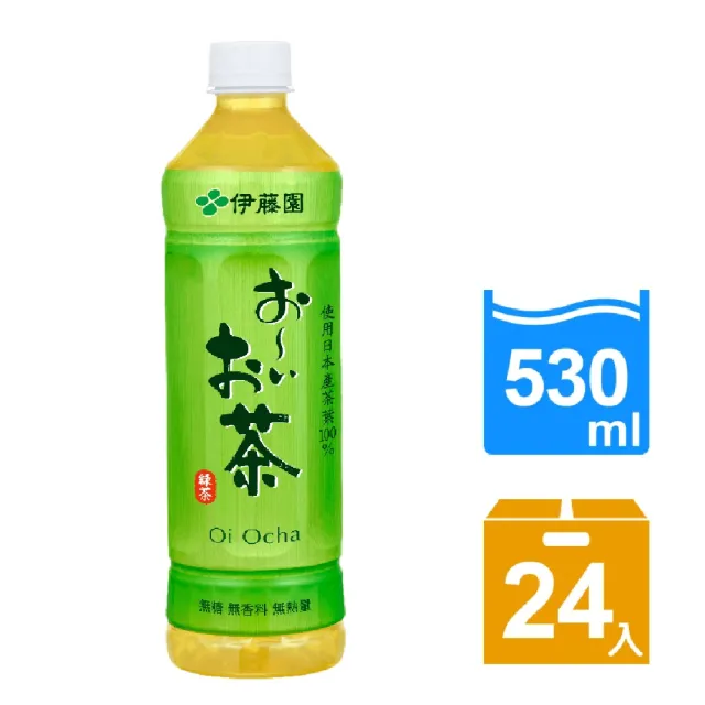 【伊藤園-週期購】(定期配)Oi Ocha 綠茶530mlx24入/箱