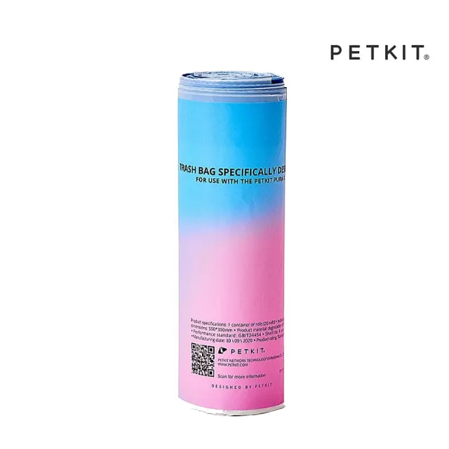 【Petkit 佩奇】台灣公司貨｜全自動智能貓砂機專用垃圾袋（20入/捲）*4入組(貓砂垃圾袋)