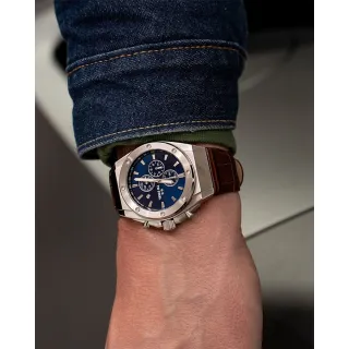 【TW Steel】CEO TECH 全鋼藍面計時碼錶