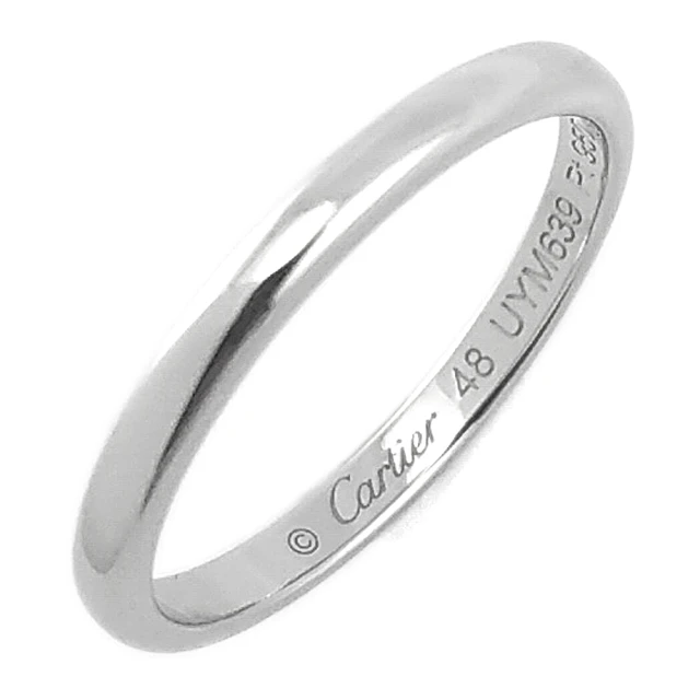 Cartier 卡地亞 PT950鉑金-1895系列女用經典