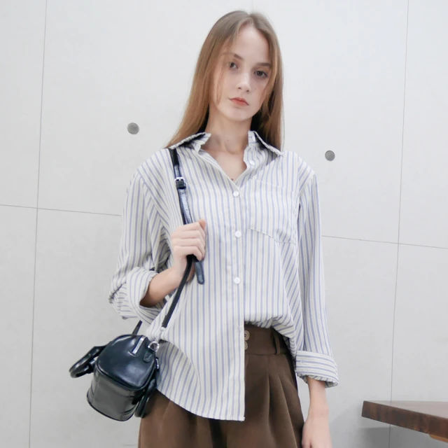 betty’s 貝蒂思 小熊刺繡水手領條紋T-shirt(共