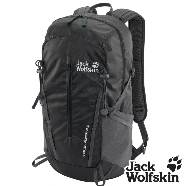 【Jack wolfskin 飛狼】Trailblazer 23L 休閒健行背包(經典黑)