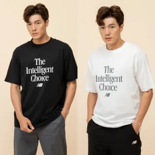 【NEW BALANCE】NB 標語文字短T/短袖上衣_男性_黑/白_MT51915BK_MT51915WT(美版 版型偏大)