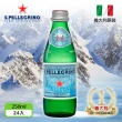 【S.Pellegrino 聖沛黎洛】天然氣泡礦泉水玻璃瓶裝250mlx24入/箱