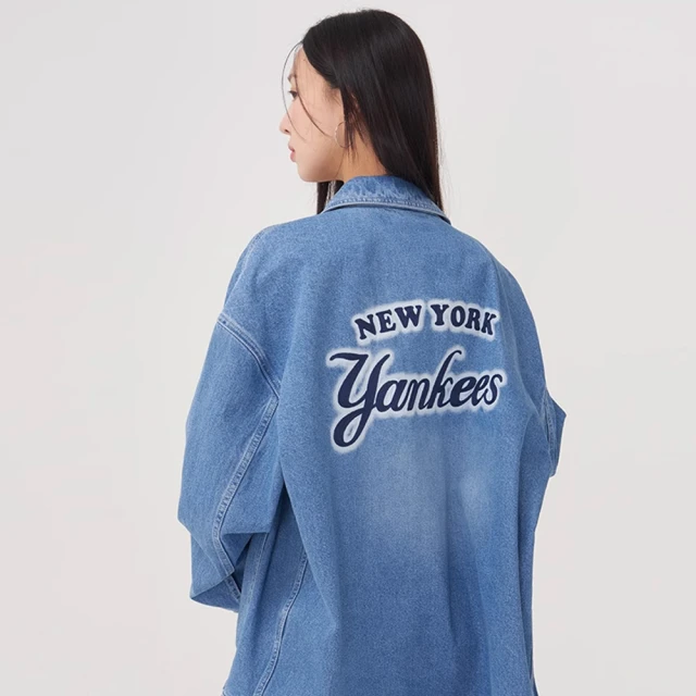 MLB 背後大Logo長袖大學T 波士頓紅襪隊(3ATSB0