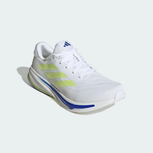 【adidas 愛迪達】SUPERNOVA RISE 2 WIDE M 白色 慢跑鞋 運動 透氣 男款(IH8712)