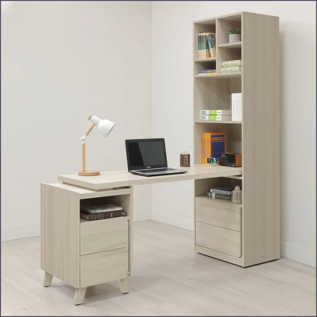 顧家家居 5格大容量自由組合書櫃-8024105公分(收