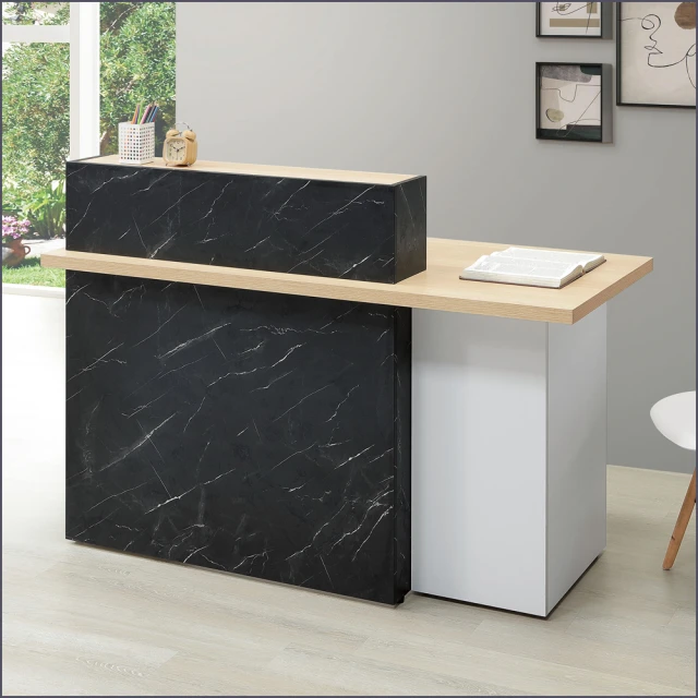 麗得傢居 羅伯3.7尺櫃檯桌 櫃台屏風 收銀桌 吧檯桌(座位