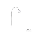 【點睛品】Ear Play  鉑金星星垂墜耳環(單只)