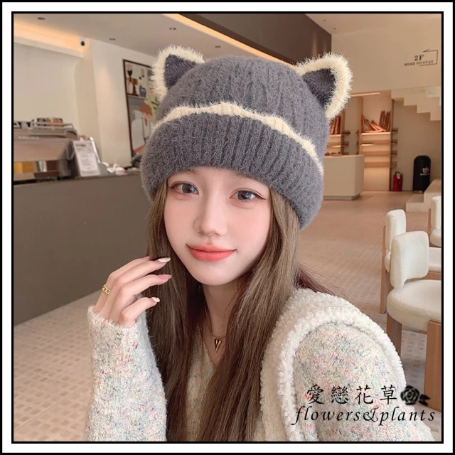 Juniper 朱尼博 雙層加厚保暖素色針織套頭毛線帽 J5