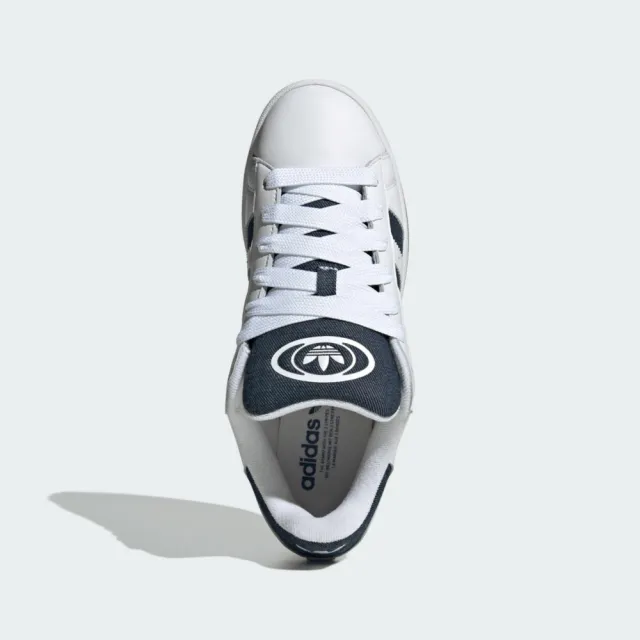 【adidas 愛迪達】Campus 00s 男女 運動休閒鞋 滑板鞋 舒適 穿搭 白 深藍(JQ7439)