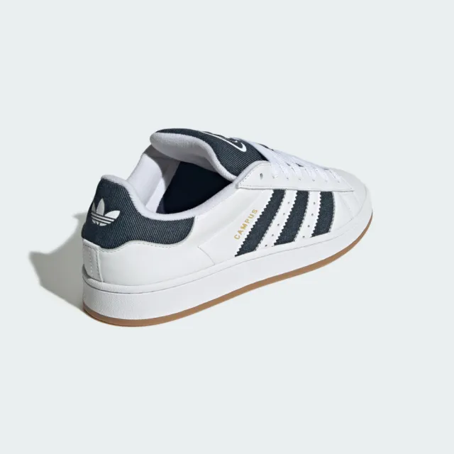 【adidas 愛迪達】Campus 00s 男女 運動休閒鞋 滑板鞋 舒適 穿搭 白 深藍(JQ7439)