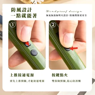 【戶外便攜】香薰蠟燭USB電弧充電打火機(烤肉 野外 露營 點火器 電子打火機)