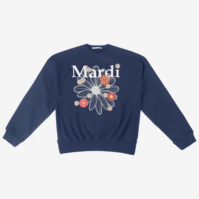 【MARDI MERCREDI】印花 大學T 多色 經典小雛菊 繽紛花 純棉 長袖(百搭爆款/韓國潮流)