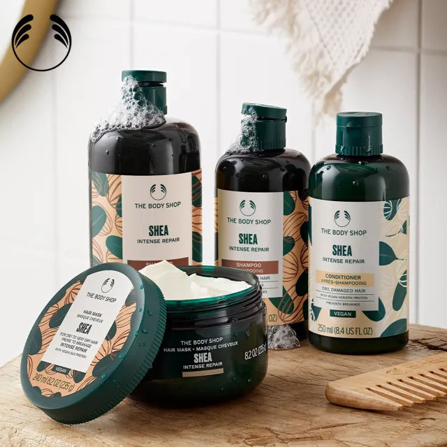【THE BODY SHOP 美體小舖】乳油木果豐盈護髮乳-250ML