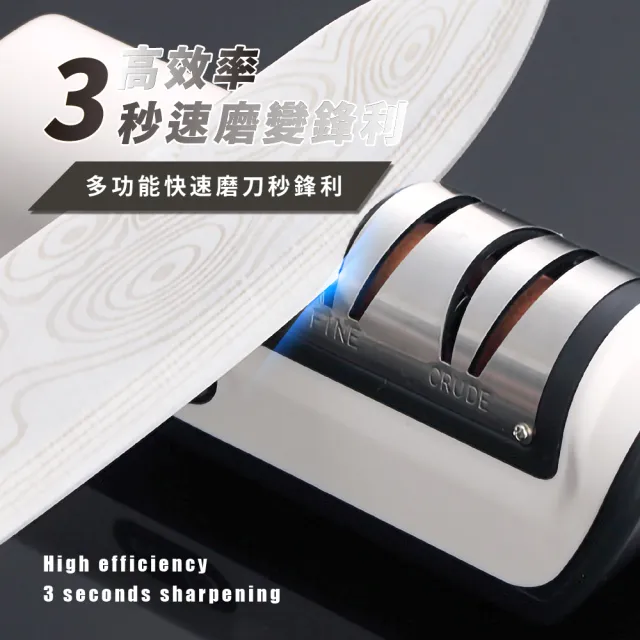 【德國設計】神廚全自動電動磨刀機(省力 快速磨刀器 多種刀具通用 多功能磨刀 磨刀石 砥石 磨剪刀)
