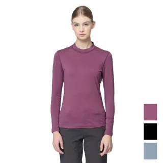 【Wildland 荒野】輕能量纖維親膚立領保暖衣 女 W2677(內磨毛衛生衣 彈性抗菌 長袖上衣)