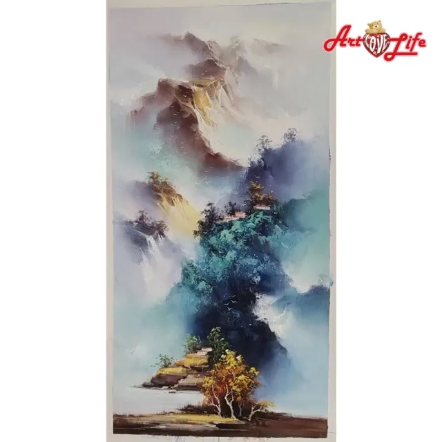 【ArtLife 藝術生活】B039高級手繪油畫_風景_60x120cm(五行風水畫、打造居家好運宅、手繪系列、擺飾畫)