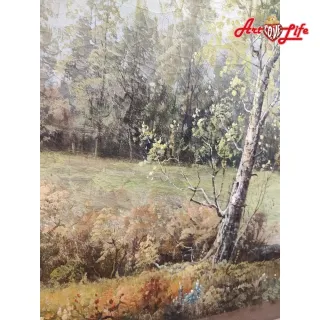 【ArtLife 藝術生活】B033高級手繪油畫 特殊裂紋_60x120cm(五行風水畫、打造居家好運宅、手繪系列、擺飾畫)