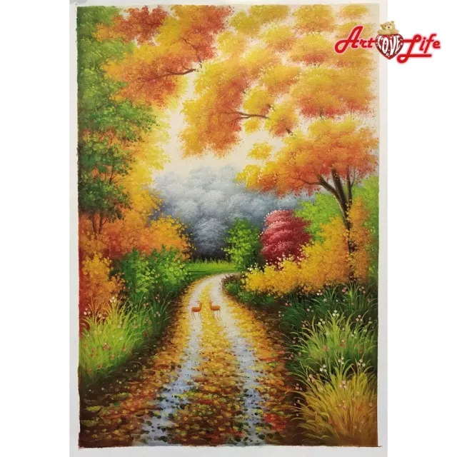 【ArtLife 藝術生活】B037高級手繪油畫_風景_60x90cm(五行風水畫、打造居家好運宅、手繪系列、擺飾畫)