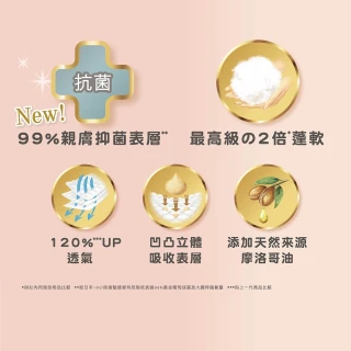 【妙而舒】頂柔舒護黏貼式紙尿褲 S-M箱購(S60片x4包/M48片x4包)