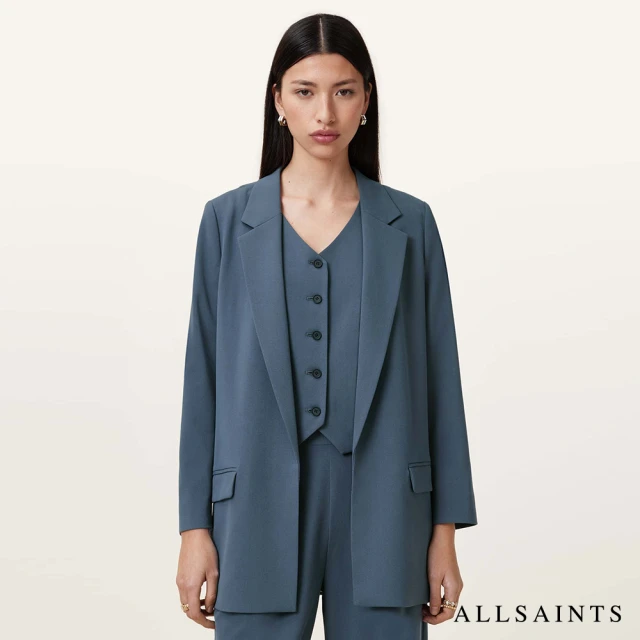 創翊韓都 正韓外套 方領切線西裝外套YAB1014-創翊韓都