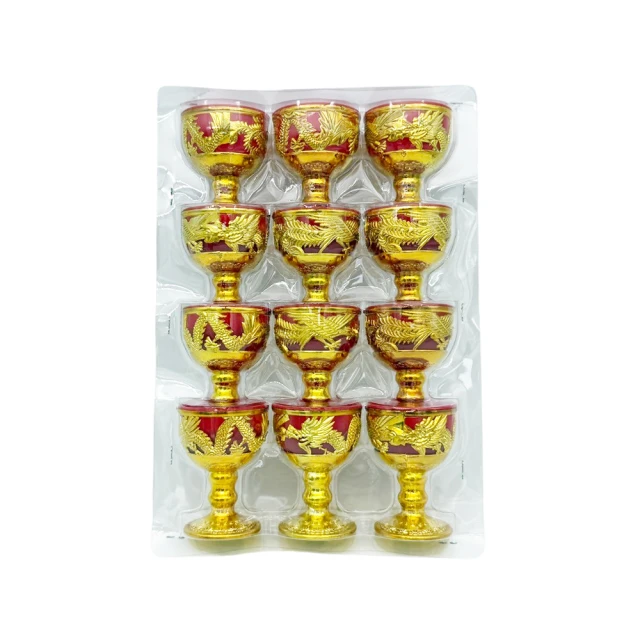 生活King 尺2圓盤/敬神紅盤-6入組(36.3x36.3